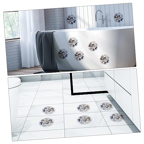 12-Piece Non-Slip Stone Tub Stickers for Safe and Stylish Bathroom