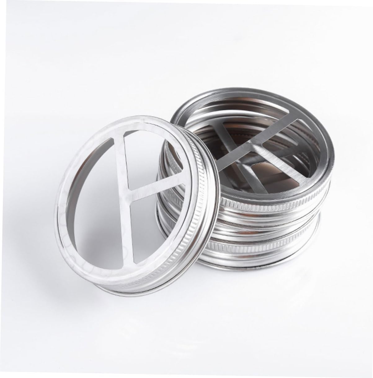 Cabilock 5Pcs Jar Brush Holder Lid Insert