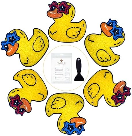 WIBUE Non-Slip Bathtub Stickers with Scraper