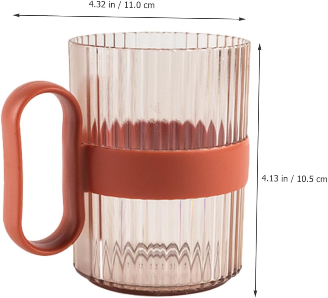 4pcs Bathroom Cups Stylish Toothbrush Holders Drinking Tumblers for Boys and Girls