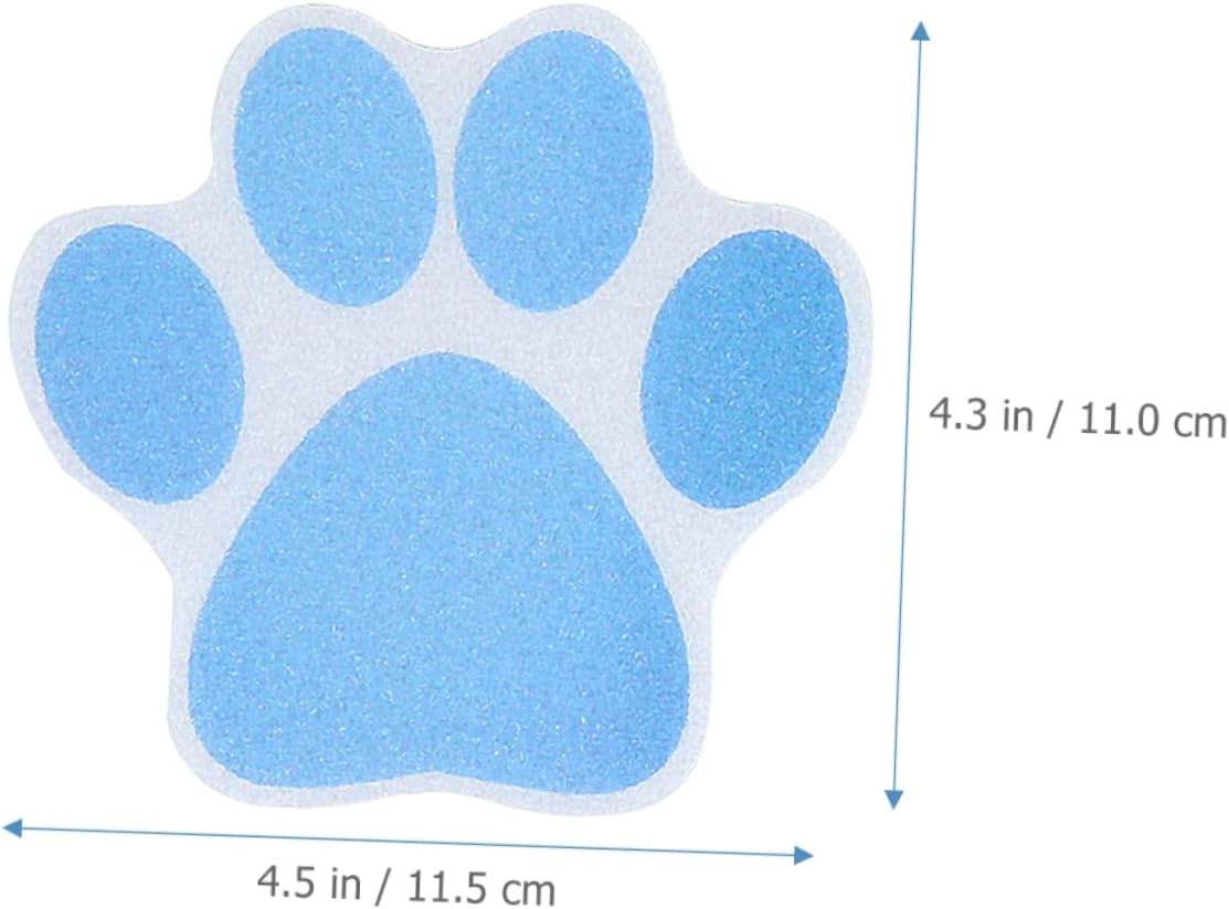 BUGUUYO 10pcs Cartoon Dog Paw Bathtub Decals
