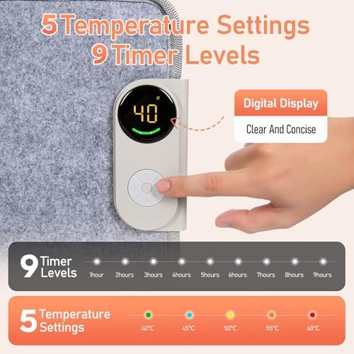 Wasrch Portable Space Heater with Auto Shut Off and Thermostat