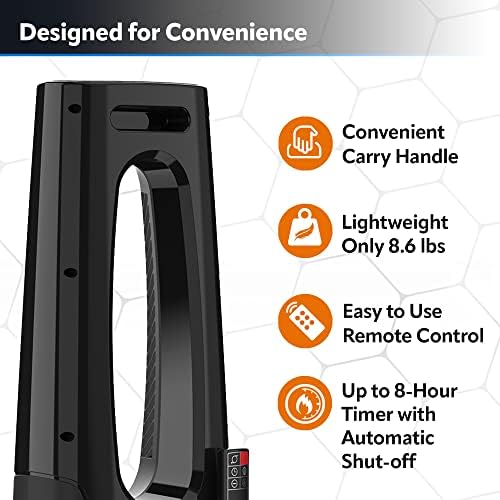 Lasko Bladeless Ceramic Tower Heater with Remote Control