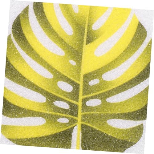 Wakauto Non Slip Bathtub Stickers with Leaf Design