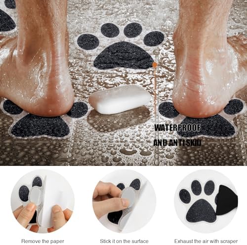 Secopad Non Slip Bathtub Stickers with Scraper