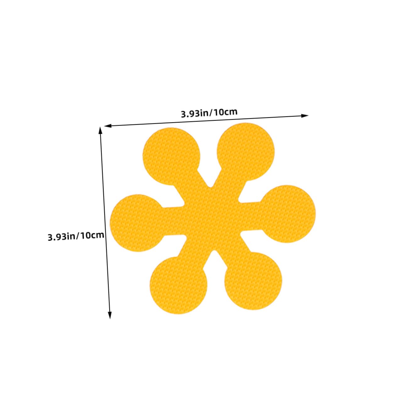 12pcs Snowflake Flower Bathtub Stickers