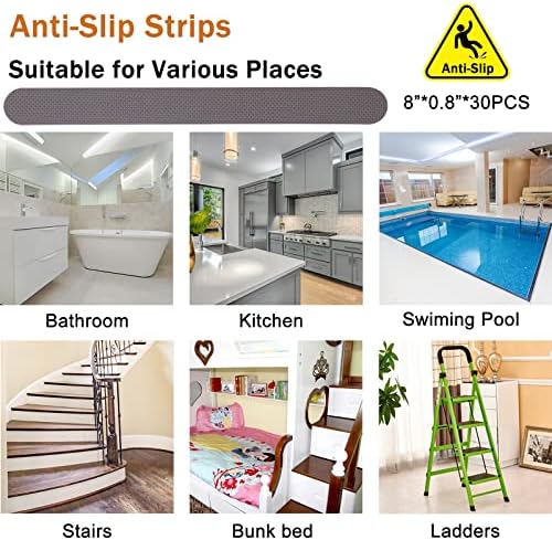 V-TOP 30 Piece Bathtub Non-Slip Stickers