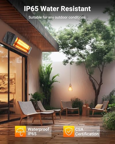 Pasapair Smart Electric Patio Heater with APP Control 1