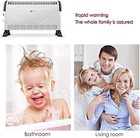 EXCEI Electric Heater Home Waterproof Wall Mounted Silent Muted Mute