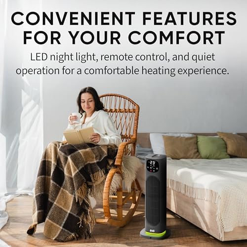 EVO Digital Ceramic Heater with Remote Control