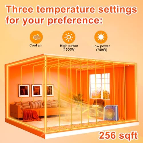 HEATIT Smart Space Heater with Remote and Thermostat 1