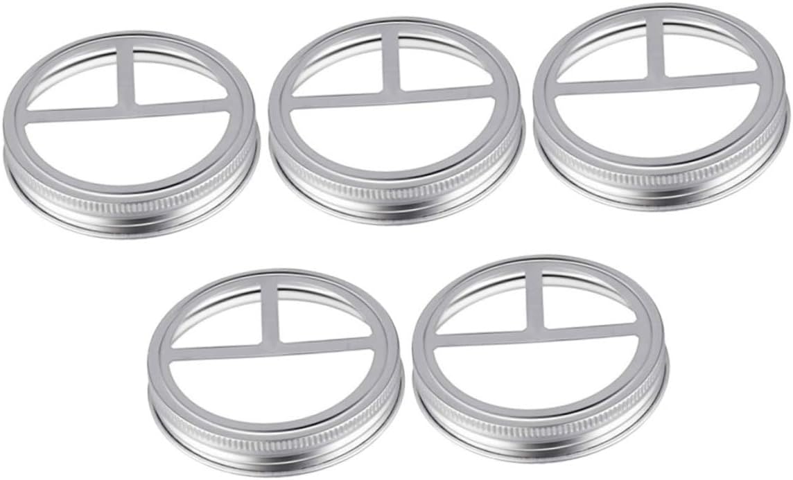 Cabilock 5Pcs Jar Brush Holder Lid Insert