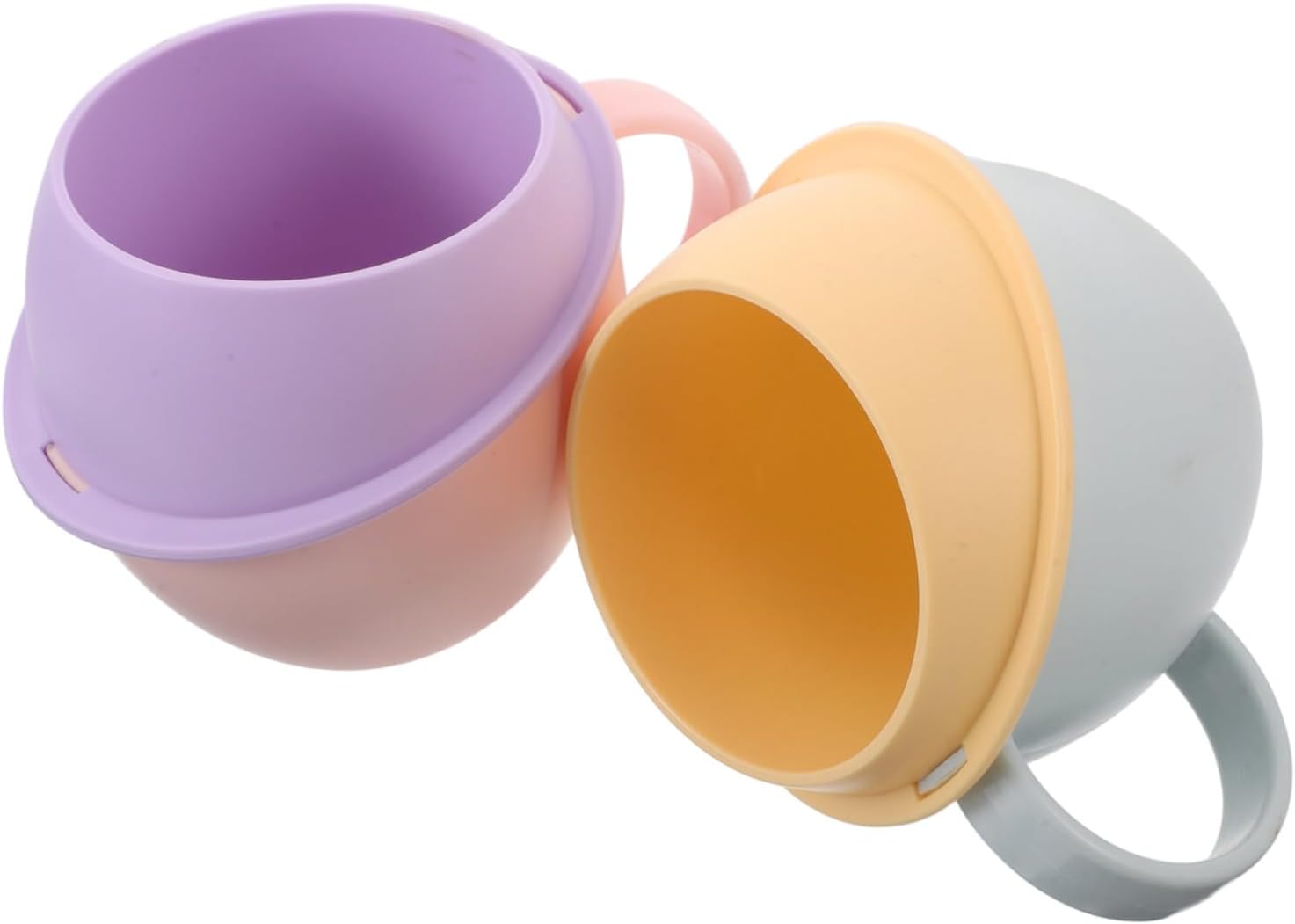 Sosoport 2pcs Toothbrush Cup - Unbreakable with Handle