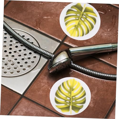 Zerodeko Leaf Shape Bathtub Stickers - Safe Non-Skid Bathroom Decor