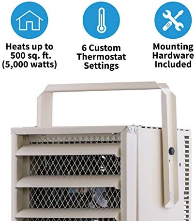NewAir Electric Garage Heater 500 sq ft