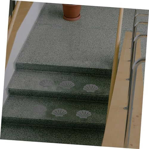 LIFKOME 30pcs Shell Shape Non-Slip Bathroom Stickers