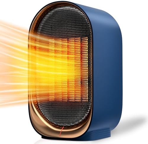 QQT 1000W PTC Ceramic Space Heater - Blue