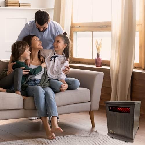 SUNHEAT Original Amish Hand Crafted Infrared Heater - Nebraska Oak 1