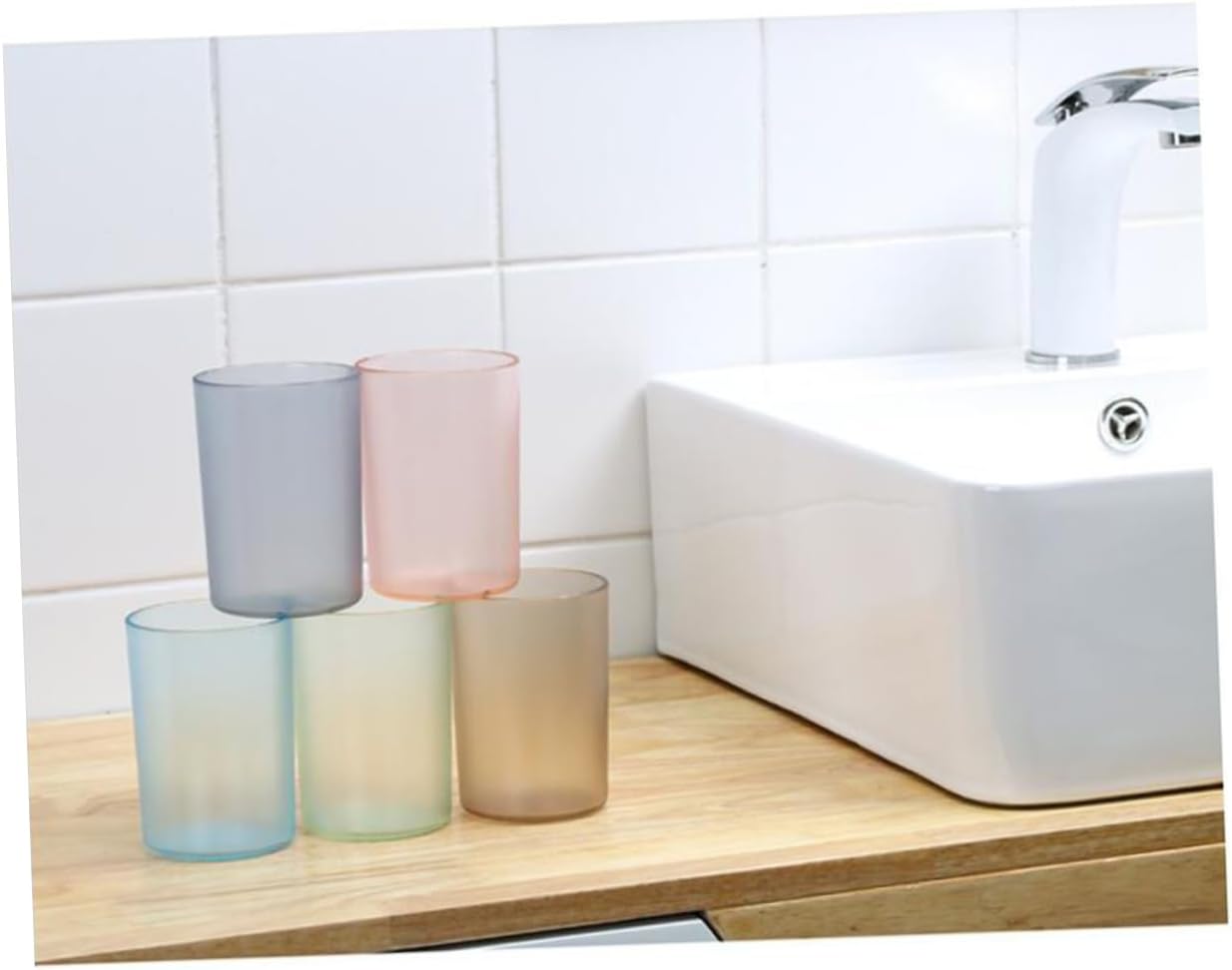 VALICLUD Transparent Toothbrush Cup Multifunctional 1