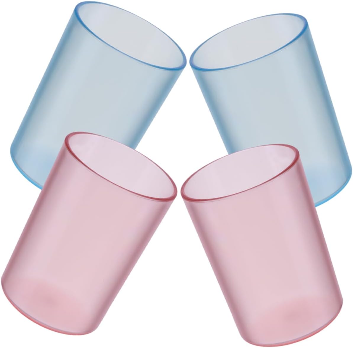 Holibanna 4pcs Toothbrush Cups Set for Bathroom