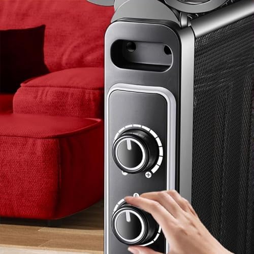 Electric Space Heater with Drying Rack and Temperature Control