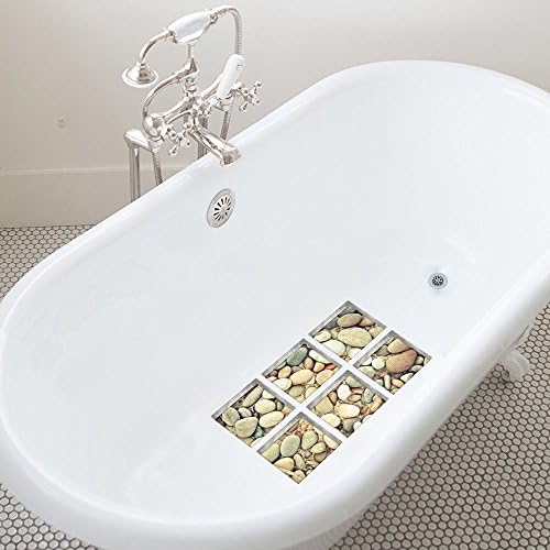 ChezMax 3D Bath Treads Stickers with Anti-Slip Design