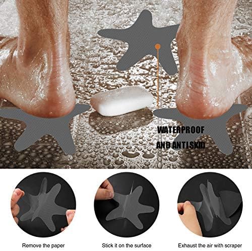 Secopad Anti-Slip Bathtub Stickers 24PCS Gray