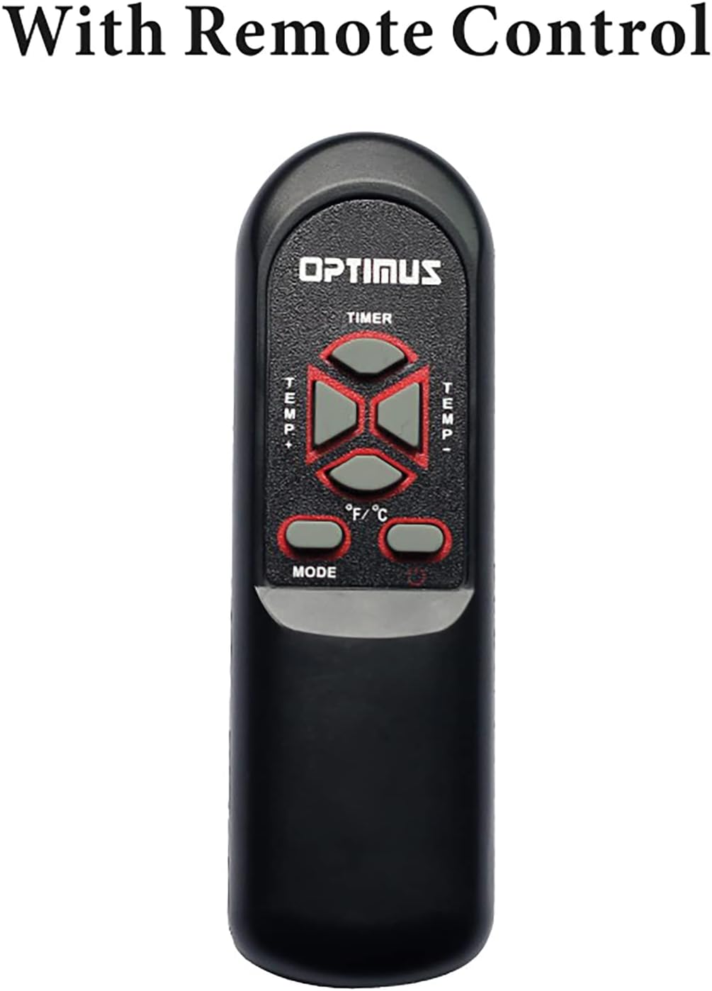 Optimus Infrared Quartz Heater with Remote and LED Display