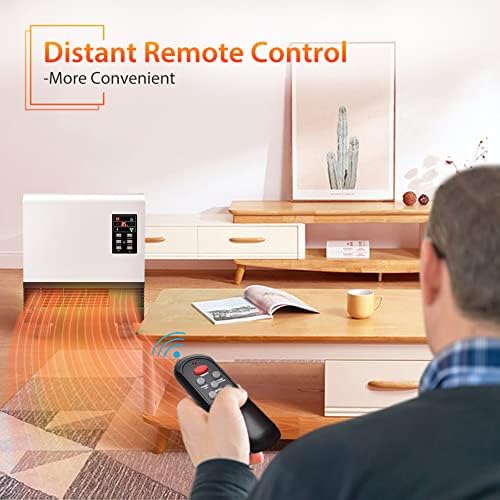 TRUSTECH 1500W Electric Wall Heater with Remote Control and 3 Modes