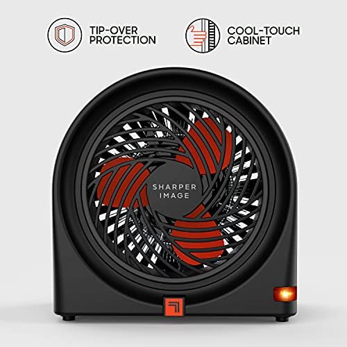 Sharper Image RADIUS 5H Personal Space Heater Black 1