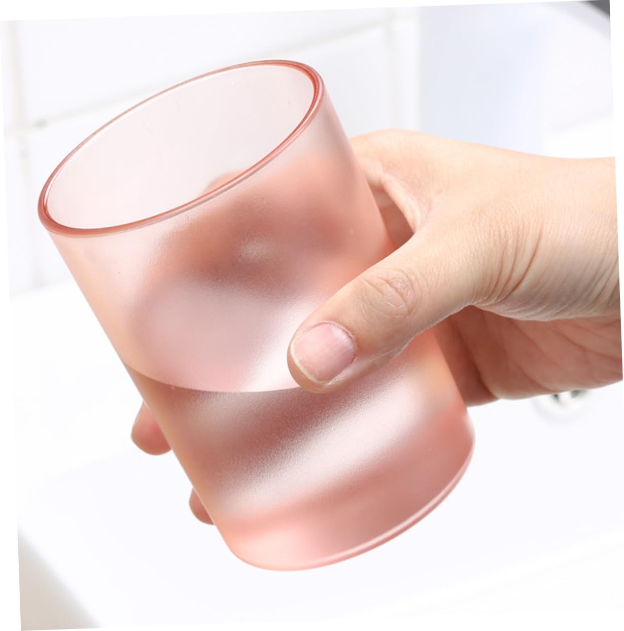 Holibanna 4pcs Toothbrush Cups Set for Bathroom