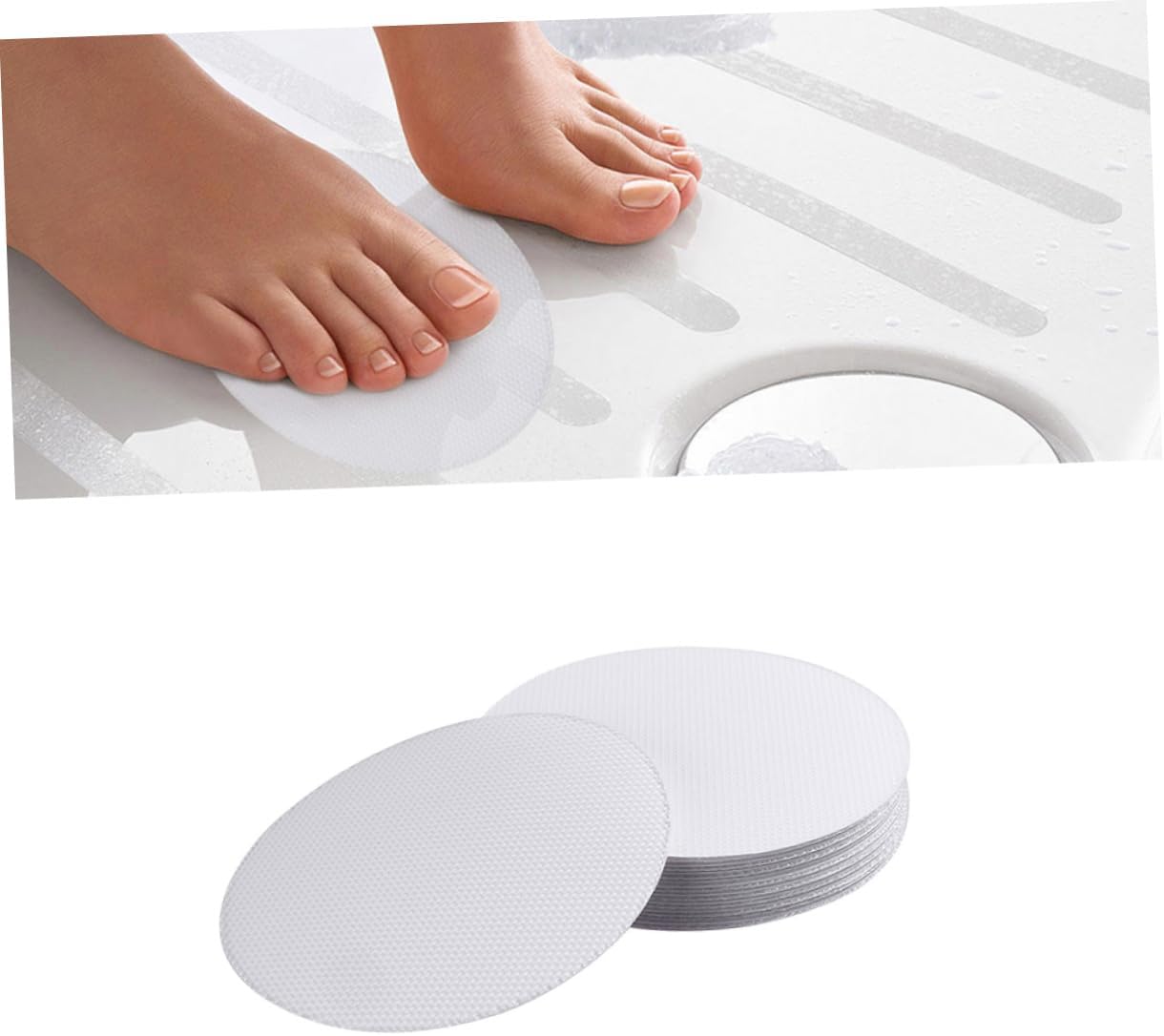 Non-Slip Shower Mat 36pcs Peva Stickers for Safety