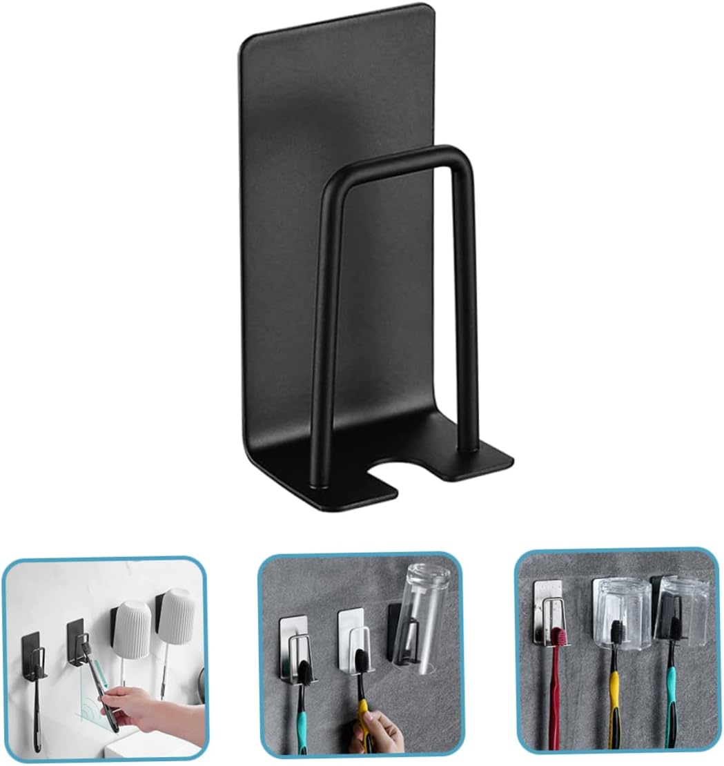 BEBEMOKO 2Pc Wall-Mounted Toothbrush Holder Set