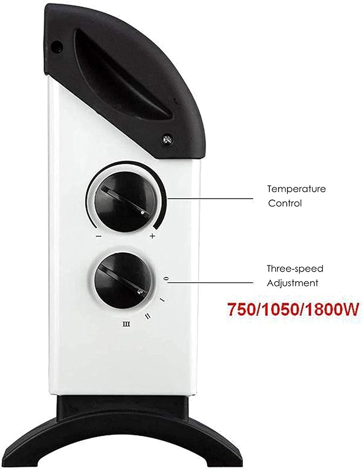 EXCEI Electric Heater Home Waterproof Wall Mounted Silent Muted Mute