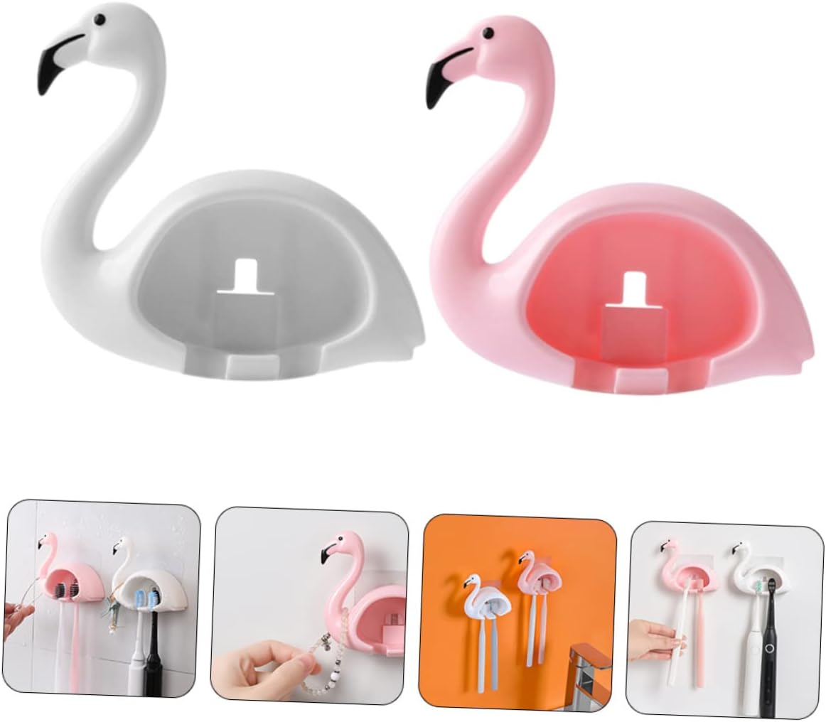 Stylish Wall Mounted Toothbrush Holder for Bathroom