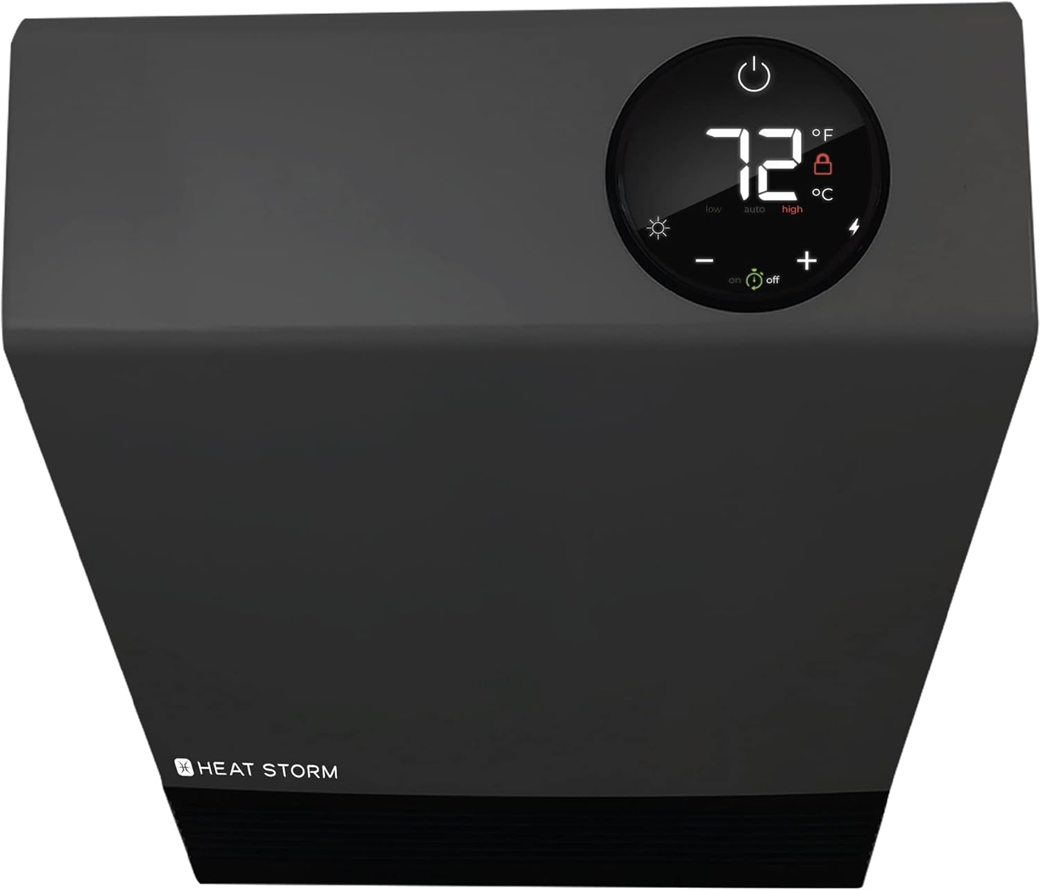 Heat Storm Wall Mount Gray 1000W Indoor Heater