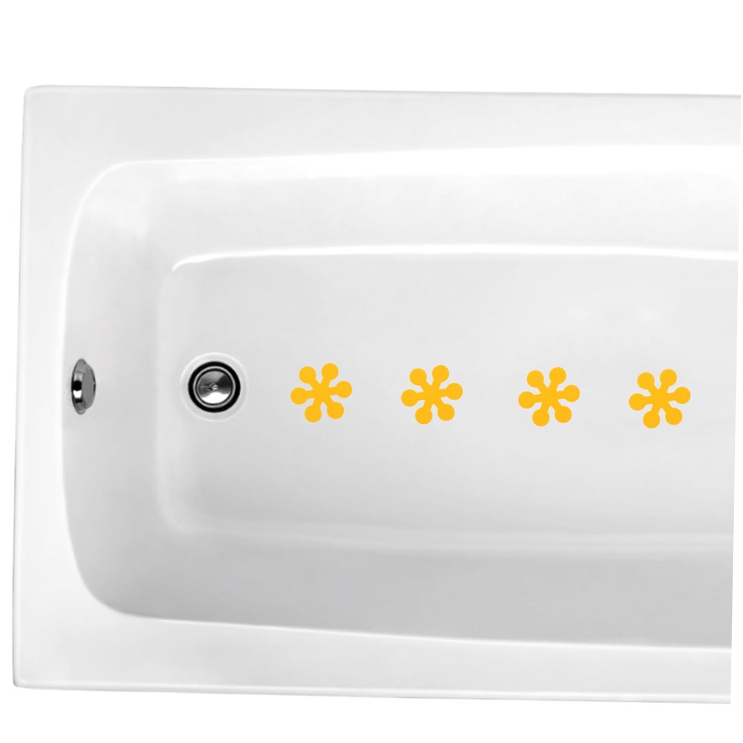 SECFOU Non-Slip Bathtub Stickers 6pcs