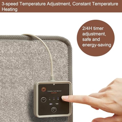 Foldable Electric Foot Warmer for Home and Office