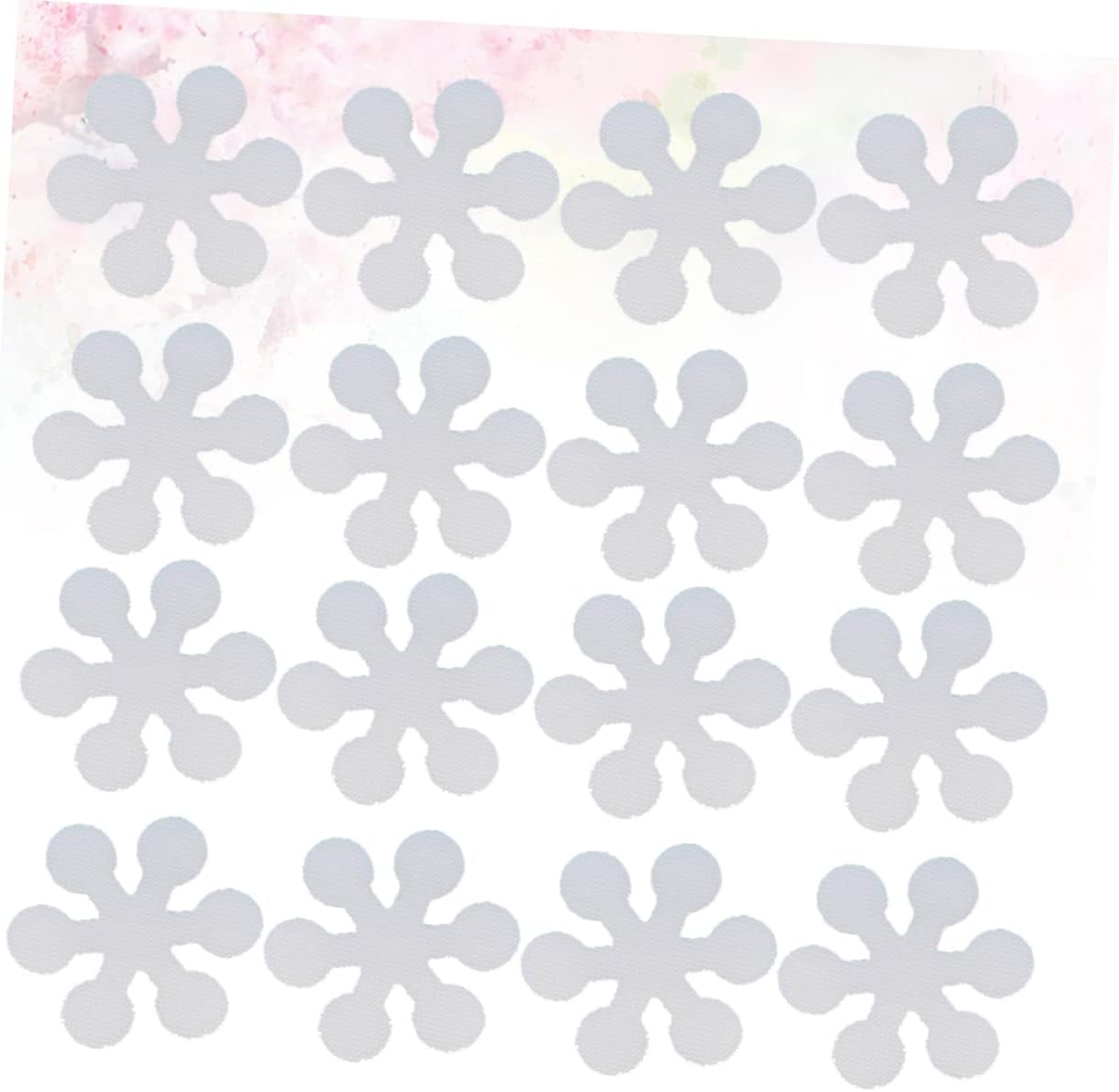 ABOOFAN Non-Slip Bath Stickers 20Pcs Snowflake Design