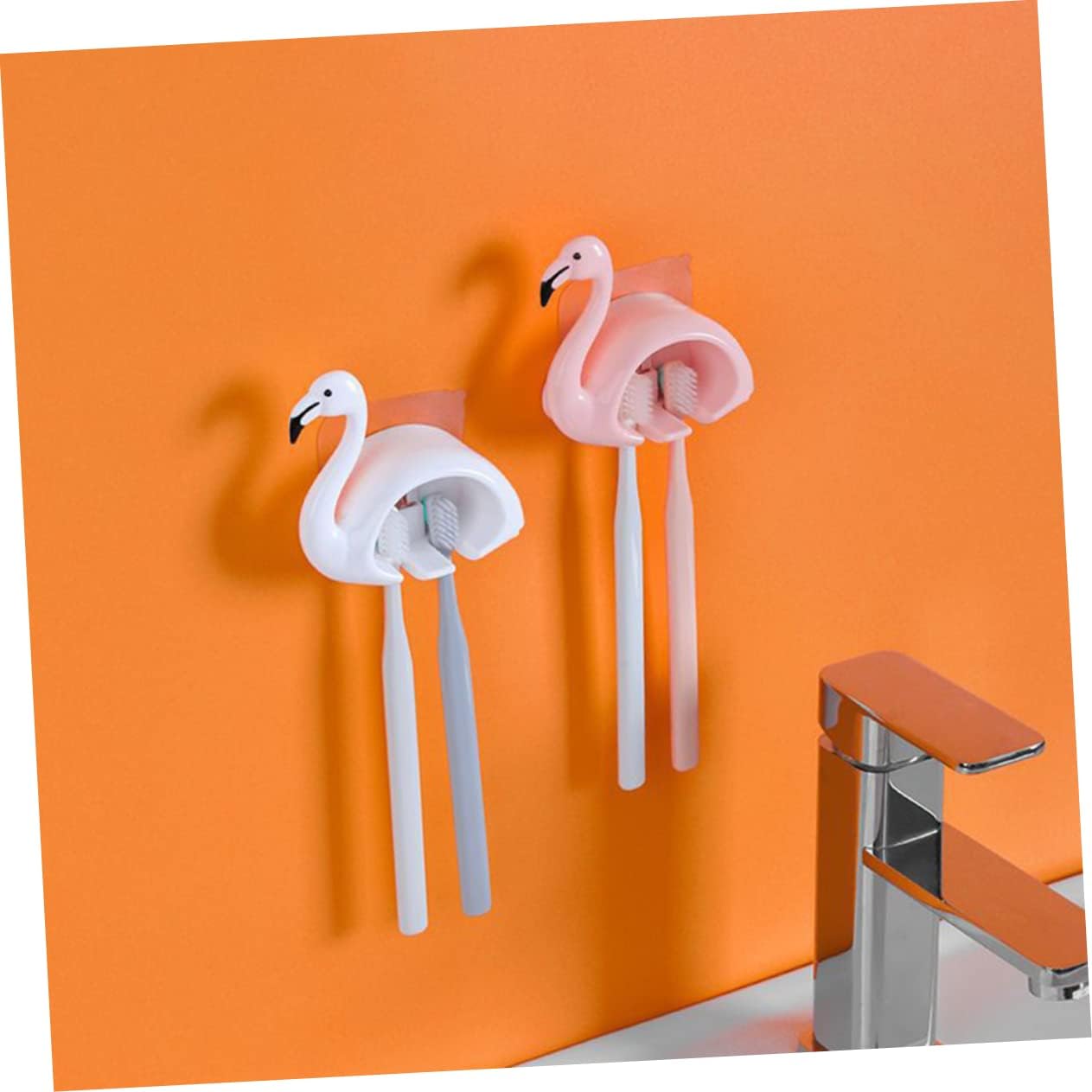 Stylish Wall Mounted Toothbrush Holder for Bathroom