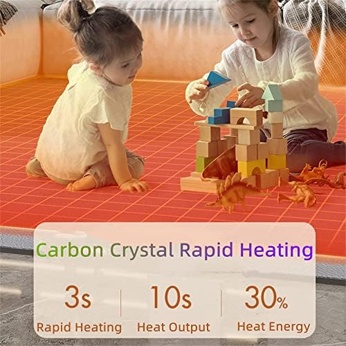 GWMWON Infrared Floor Heater 60x190cm 700W Electric Heating Carpet