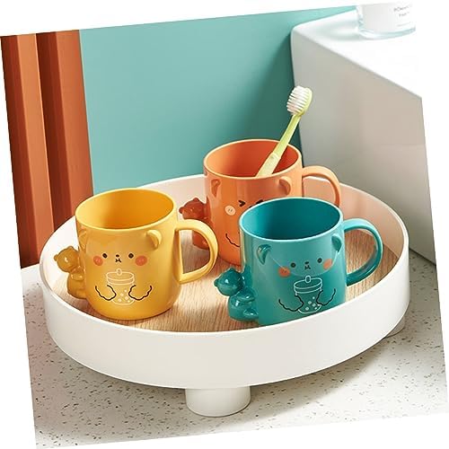 VALICLUD Cartoon Toothbrush Cup with Handle