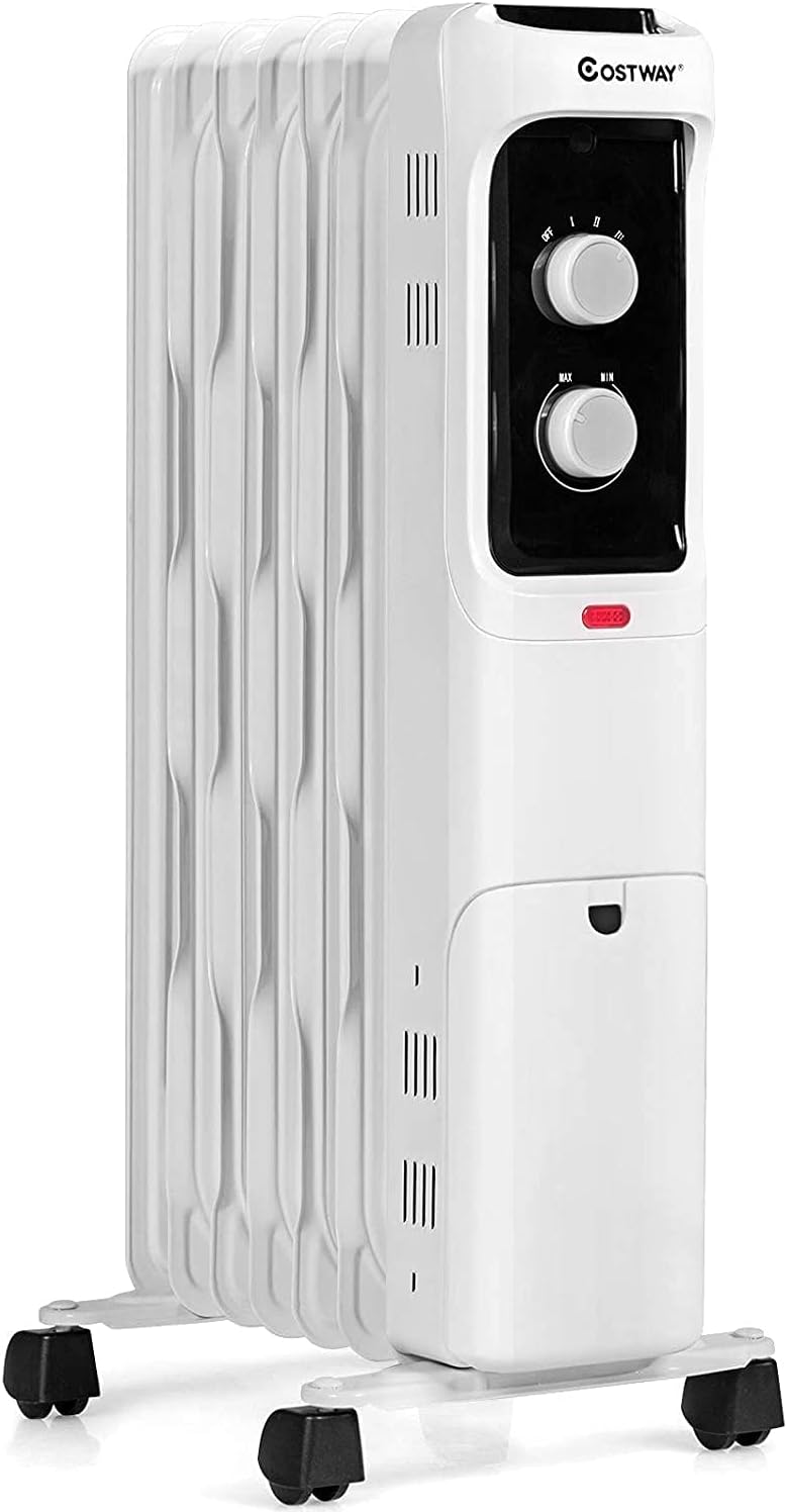 Fantask Oil Filled Radiator Heater with 3 Modes and Safety Features
