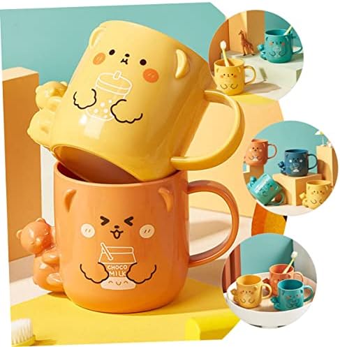 Luxshiny Cartoon Mouthwash Cup Set for Kids