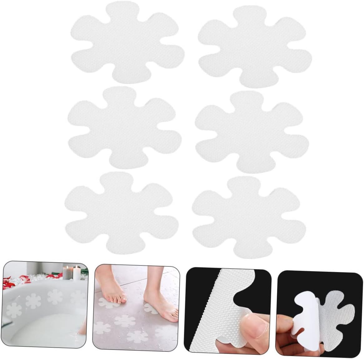 Homoyoyo Non-Slip Bath Stickers 6 Pack