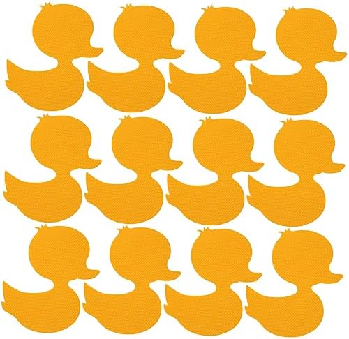 Fondotin 12pcs Non-Slip Bathtub Stickers with Cute Animal Design