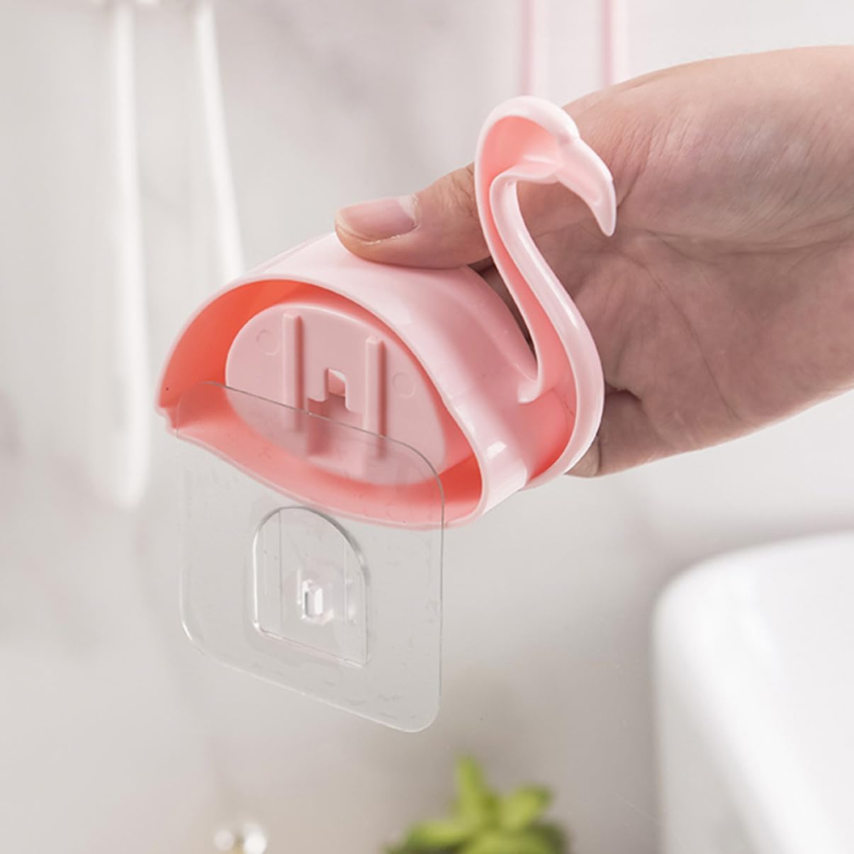PRETYZOOM 2Pcs Wall Mounted Toothbrush Holder