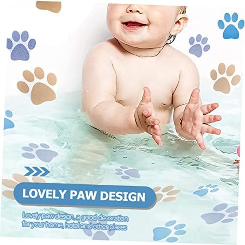 BUGUUYO 10pcs Cartoon Dog Paw Bathtub Decals