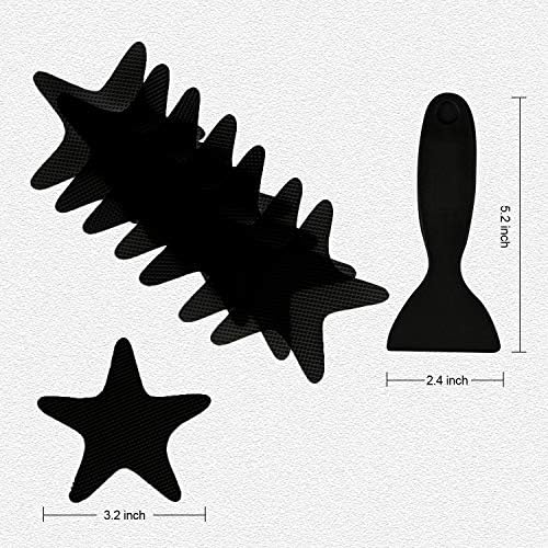Secopad Anti Slip Shower Stickers 24PCS Black