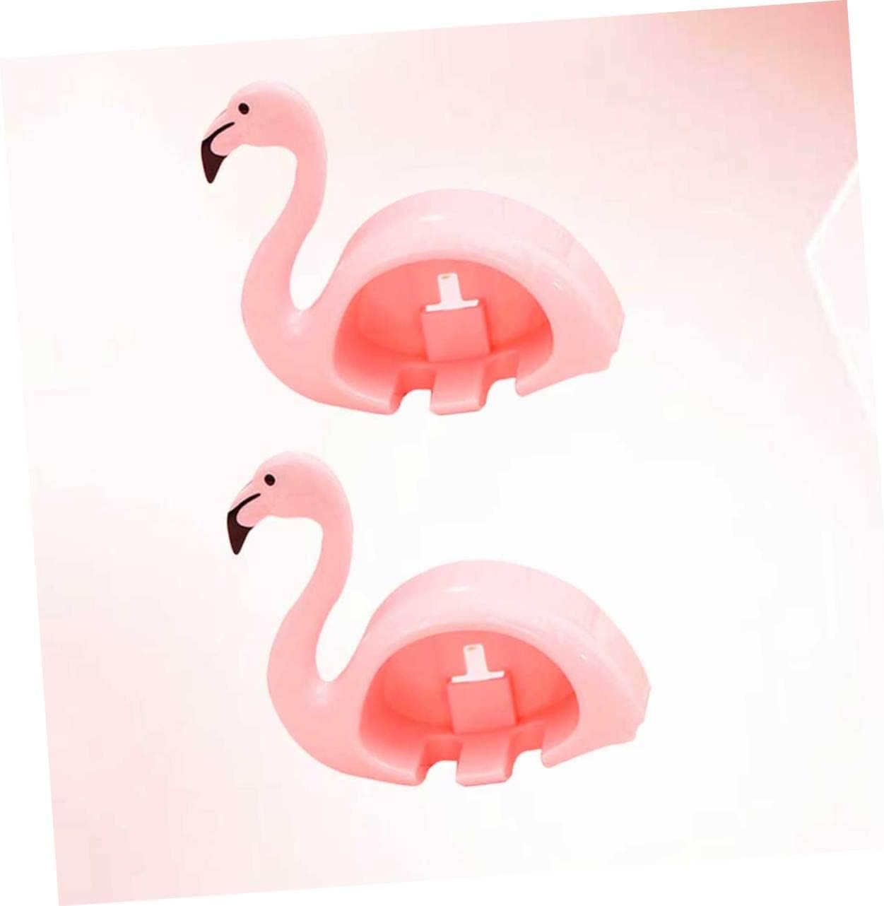 BEBEMOKO 2pcs Flamingo Toothbrush Holder